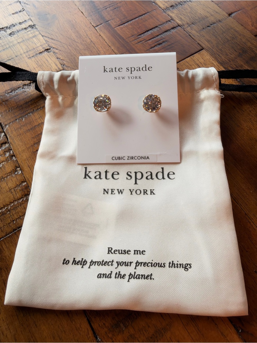 kate spade Crystal Stud Earrings